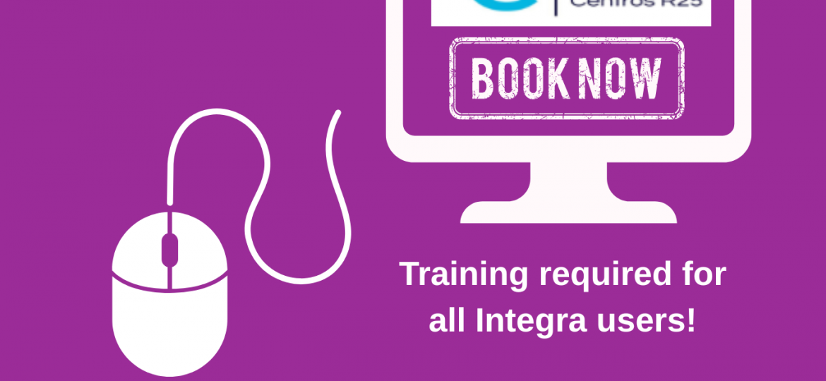 Training required for all Integra users! Book now graphic.