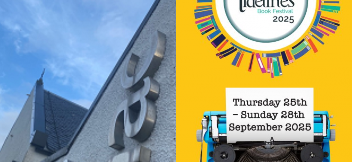 Buy tickets now to Tidelines Book Festival at Harbour Arts Centre graphic