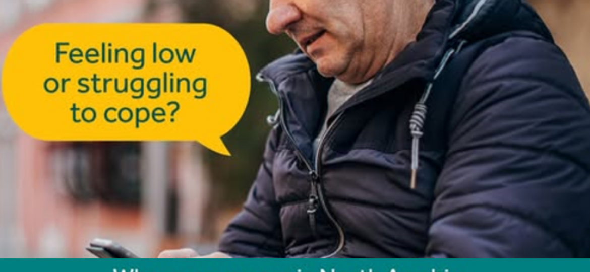 Shout launched - Feeling low or struggling to cope? Wherever you are in North Ayrshire, support is just a text away - Text SUPPORTNA to 85258 for in the moment support from Shout. Free, confidential and 24/7.