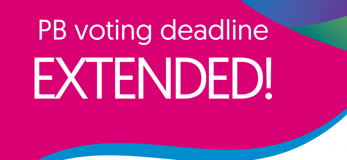 PB voting deadline has been extended