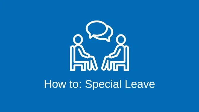 How to special leave session