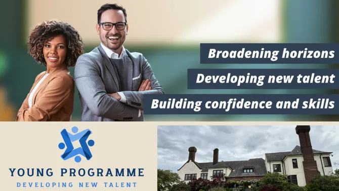 Young Scotland programme leaflet broadening horizons, developing new talent and building confidence and skills